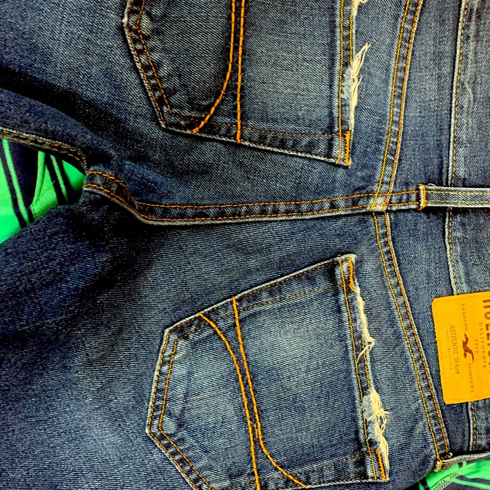 Men Hollister Ripped Shorts